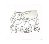 (As show, One size) Metal Die Cuts Christmas Series Embossing Stencil Cutting Dies for Card Making Scrapbooking Paper Craft DIY Template