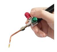 (As show, One size) Metal Micro Torch Welding Tool Kit Mini Gas Little Torch Oxygen Acetylene Propane Welding Soldering-N