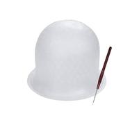 (As show, One size) Mettez en surbrillance les chapeaux avec le crochet de coloration de cheveux, le chapeau de coloration de glaage, les outils professionnels de coiffur