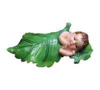 (As show, One size) Micro Landscape Ornament Baby Statue Small Baby Figurine Flowerpot Small Craft