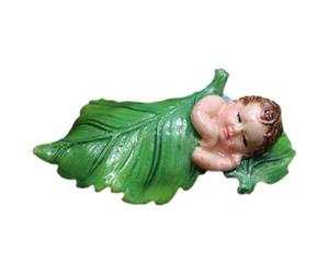(As show, One size) Micro Landscape Ornament Baby Statue Small Baby Figurine Flowerpot Small Craft
