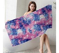 (As show, One size) Microfiber Beach Towel Oversize Clearance,Extra Large 59"x29.5", Cool Travel Pool Towel, Ideal Gift for Women Men (Girl)