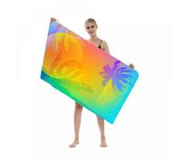 (As show, One size) Microfiber Beach Towel Oversize Clearance,Extra Large 63"x31.5", Cool Travel Pool Towel, Ideal Gift for Women Men (SMR005)