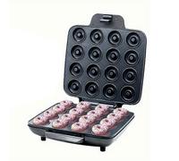 (As show, One size) Mini Donut Maker 16 Holes Donut Machine compatible with Kid-Friendly Breakfast Mini Pancakes Maker Machine compatible with Breakfas EU Plug