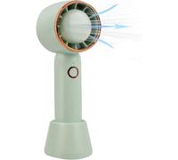 (As show, One size) Mini Handheld Fan, USB Rechargeable Portable Fan with 3 Speeds Setting, Personal Pocket Fan with Removable Base, No Noise Hand Held Fan for Kids Elder