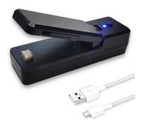 (As show, One size) Mini Heat Sealer for Bags Chargeable, Plastic Bag Sealer Heat Sealer, Mini Sealer for Plastic Bags, 2 In 1 Sealer And Cutter, Food Saver Portable Vacu