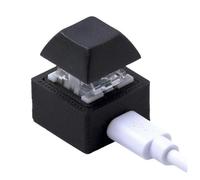(As show, One size) Mini Keyboard Macro Keypad RGB DIY Customize Shortcut Keyboard Gaming Mechanical Programmable Keyboard Red Switch 1Keys