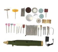 (As show, One size) Mini Rotary Electric Grinder Multifunction Wood Carving Hand Tools 110-240V