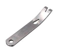 (As show, One size) Mini Stainless Steel Crank Crowbar Hiking Survival Metal Pry Bar Handy Hand Tool