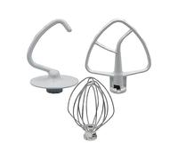 (As show, One size) Mixer Kit for KSM150 Includes Dough Hook Wire Whip and Coated Flat Beater, 3 Pieces Stand Mixers Re