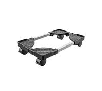 (As show, One size) Mobile CPU Stand, Desktop Computer Tower Support Cart with Adjustable Width and 4 Steering Wheels, Suitable for PC or Computer Under Desk
