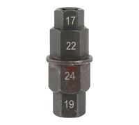 (As show, One size) Motorcycle Wheel Axle Removal Tool 17/19/22/24mm Spindle Disassembly Hex Key Iron