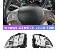 (As show, One size) Multi-Function Steering Wheel Button Volume Adjustment Button Cruise Control Switch for IX35 2010 -