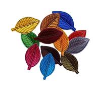 (As show, One size) Multicolor Patches Randomly Mix Handmade Patch Assorted Iron On Or Sew Embroidered Diy Iron-on Patches For Clothes Jeans Bag Hat Shoes (12 Pcs Sheets)