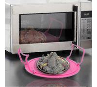 (As show, One size) Multifunctional Microwave Oven Heating Layered Steaming Rack Cooking new SZRH A-G