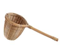 (As show, One size) Nature Bamboo Tea Strainer Filter Colander Infuser Handmade Weave Crafts Novelty Tea Tool Tea Gadge