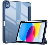 (As show, One size) (Navy)Case for iPad 10th Generation 10.9 inch in 2022, Model A2696, A2757, A2777, New Improved Case with Stylus Holder, Drop-proof Protective Cover
