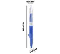 (As show, One size) Needle & agrave; Felting Embroidery Punch Pen with 3 Fine Needles Set Tool Wool Felting Sewing Supplies DIY Sewing Crafts (Blue)
