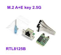 (As show, One size) NetworkCard RTL8125B Mini Pcie 2.5Gigabit Ethernet Card 10/100/1000M/2.5Gbps Self Adaptive ServerNetworkAdapter