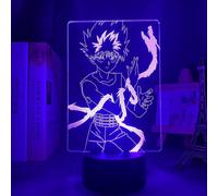 (As show, One size) New Anime Led Light Yu Yu Hakusho Hiei Nightlight for Bedroom Decor Nightlight Manga Birthday Gift Room Led Night Lamp 3D
