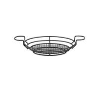 (As show, One size) Non-Stick Coating Oval Serving Basket Bread Salad Cake Hamburger Chicken Restaurant Bread Basket Fo