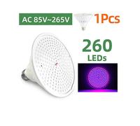 (As show, One size) OK-B LED Grow Light E27 Lampada LED Grow Lamp Full Spectrum 4W 30W 50W 80W Indoor Plant Lamp IR UV Flowering Hydroponics