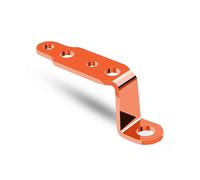 (As show, One size) Orange Headlight Mounting Bracket, Universal Aluminum Alloy Motorcycle Rearview Mirror Headlight Bracket Motorbike Headlight Mounting Bracket Front He