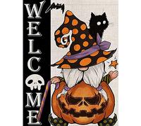 (As show, One size) Other Wall Decor 5D Diamond Painting Kit,Diamond Art Kits for Adults,Diamond Painting,Full Drill,Welcome,Halloween Pumpkin,Diamond Round Dot for Paren