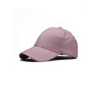 (As show, One size) Outdoor duck tongue hat men and women light version of the leather baseball cap sun hatpink