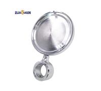 (As show, One size) Oval Chrome Plated Brass Beer Label Holder Tower Label for Beer Dispenser