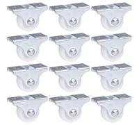 (As show, One size) Pack of 16 Furniture Casters Small 25mm Small Furniture Casters Mini Small Fixed Casters for Furniture Appliances & Equipment Small Mini Casters