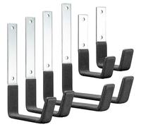 (As show, One size) Pack Wall Mounted Utility Hooks for Hanging Garage, Garage, Living Room, Office Chair, Ladder, Cable, Pipe Shelf, etc.