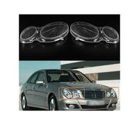 (As show, One size) Pair Headlight Lenses Headlight Cover For MERCEDES E-CLASS W211 E320 E350 06-08
