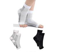 (As show, One size) pairs of Tieberg orthopedic compression socks, orthopedic compression socks, orthopedic socks (black and white)
