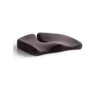 (As show, One size) Patented decompression seat cushion for long hours in the office/home chair, super dense memory foam for hip, tailbone, coccyx, sciatica - Coffee colo