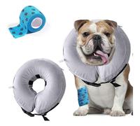 (As show, One size) Pet Inflatable Basic Dog Collars for Large Dogs, Comfy Pet Collar Cone for Recovery