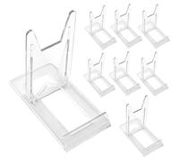 (As show, One size) Pieces Transparent Adjustable Presentation Stand 11.5 * 11 * 6cm Acrylic Book Display Stand for Menu, Advertising, Plate, Photo