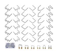 (As show, One size) Plastic Welder Staples, 1200 Pcs Hot Staples Plastic Repair Kit,Corner & Flat for Repair Car Bumper