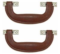 (As show, One size) Poigne, Marron de Bagage en Cuir rtro poigne de Valise Durable Remplacement Bricolage Sac Main tui cosmtique poigne poigne pour la Maison