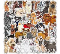 (As show, One size) Poodle Stickers 50 Pcs Cool Aesthetic Stickers for Water Bottles Laptop Scrapbooks Guitars Luggage Bike Phone Skateboard-Teen Girl Kids Sticker