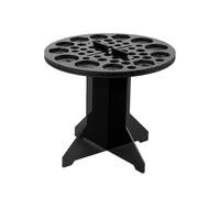 (As show, One size) Porous Multifunctional Cosmetic Brush Rack Eyebrow Pencil Beauty Brush Storage Rack Box Cosmetic Pen Acrylic Bracket