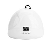 (As show, One size) Portable 36W UV LED Nail Art Gel Polish Curing Light 30s 60s 90s Timer Nail Lamp Manicure Gel Dryer USB Charge Jewerly Making Tools White
