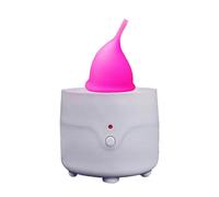 (As show, One size) Portable Silicone Menstrual Cup Steam Sterilizer Menstrual Cup Travel Menstrual Cup Disinfection Steamer Quick Disinfection