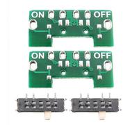 (As show, One size) Power Reset On Off Button Switch Board Replacement parts ON OFF Power Switch Board For GBA Game Console