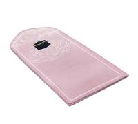 (As show, One size) Prayer Rug Prayer Mat compatible with Ramadan Portable Worship Kneel Embossing Floor Carpets Non-Slip Soft Medi