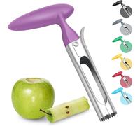 (As show, One size) Premium Apple Corer, Food-grade Stainless Steel Blade, Sturdy Ergonomic Handle, Easy To Use, Sharp And Durable, For Removing Cores Of Apples And Pears