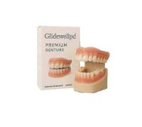 (As show, One size) Premium Silicone Full Mouth Dentures - Comfortable & Natural-Looking Denture Set for a Confident Smile
