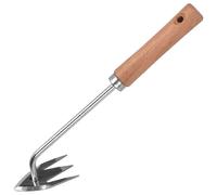 (As show, One size) Pulling Tool Hand Weeder Manual Weeding Tools Stainless Steel Garden Weeding Rake Tool Ergonomic Handle for Garden Farmland