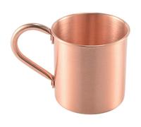(As show, One size) Pure Copper Moscow Mule Mug Solid Smooth Without Inside Liner For Cocktail Coffee Beer Milk Water C