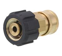 (As show, One size) Quick Connect Socket for Pressure Washer Gun and Hose, 3/8 Inch Socket to M22 14mm Metric Swivel, 5000 PSI